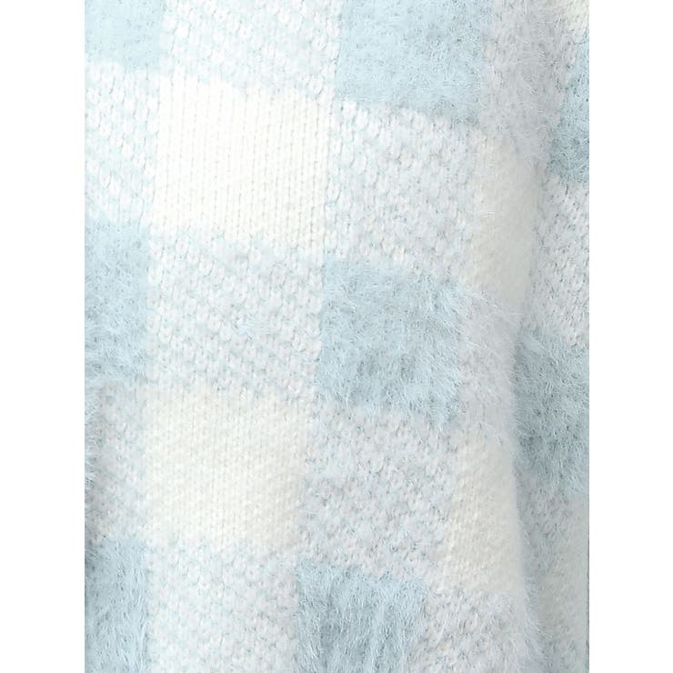 CHECK shaggyニットカーディガン | GYDA | 詳細画像23 