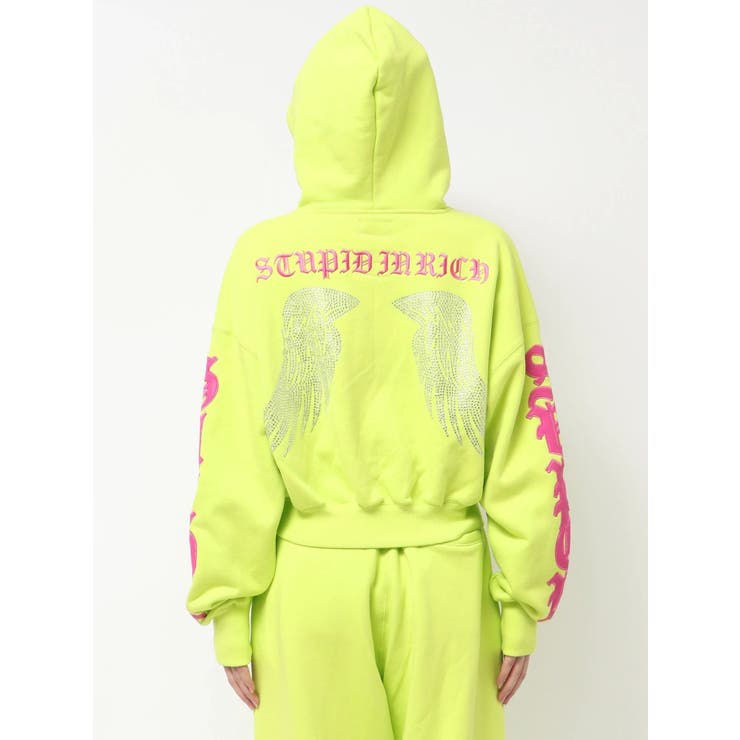 GYDA×GALFY bijou wing パーカー | GYDA | 詳細画像37 