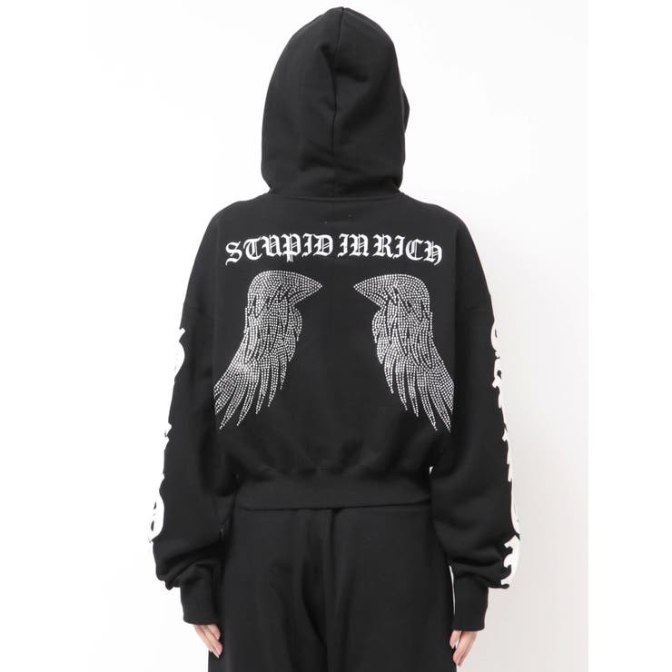 GYDA×GALFY bijou wing パーカー | GYDA | 詳細画像38 