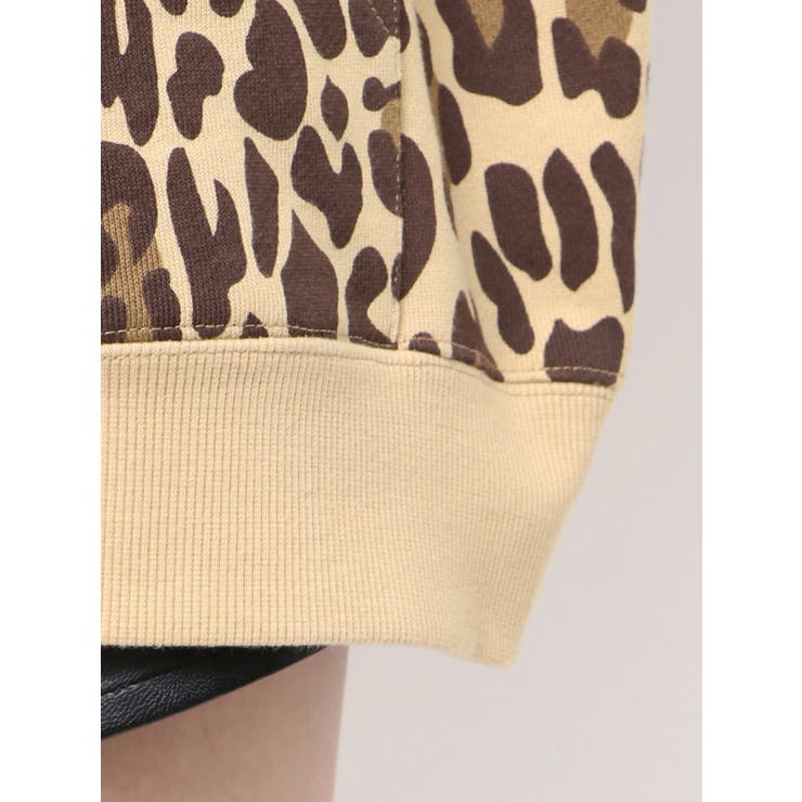 GYDA×GALFY bijou logo leopard BIG パーカー | GYDA | 詳細画像16 