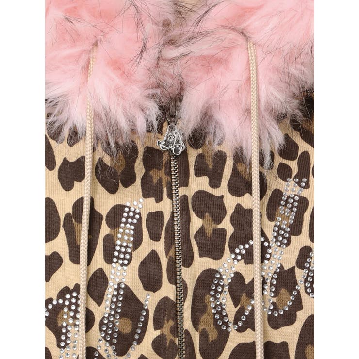 GYDA×GALFY bijou logo leopard BIG パーカー | GYDA | 詳細画像20 