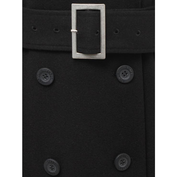 ベルト付タイトエコファーロングコート | GYDA | 詳細画像19 