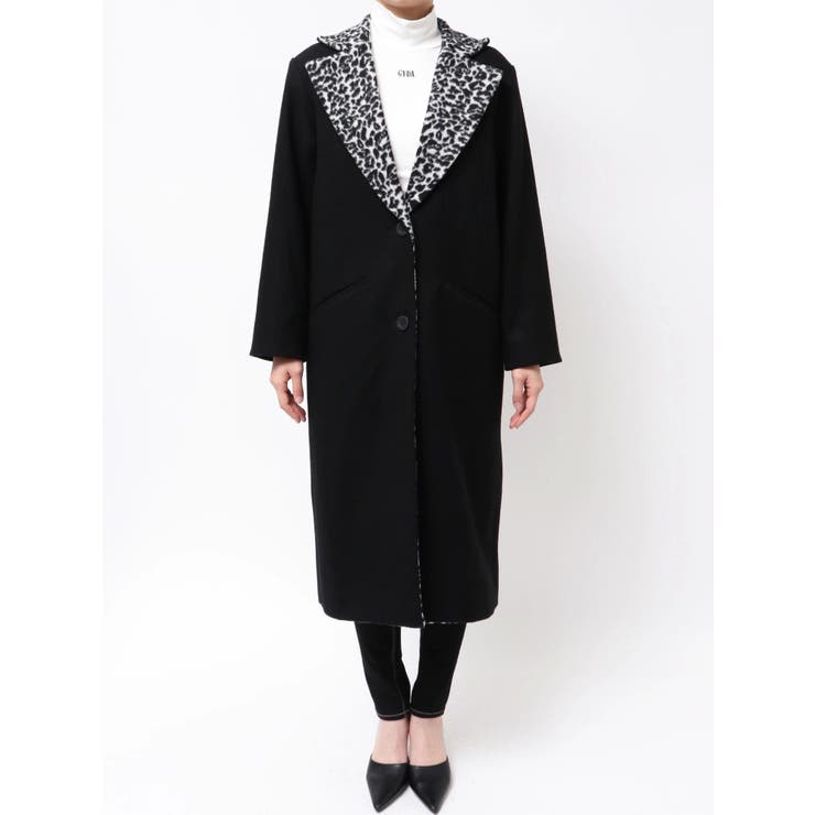 leopard slim longコート | GYDA | 詳細画像11 