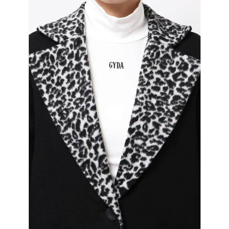leopard slim longコート | GYDA | 詳細画像14 