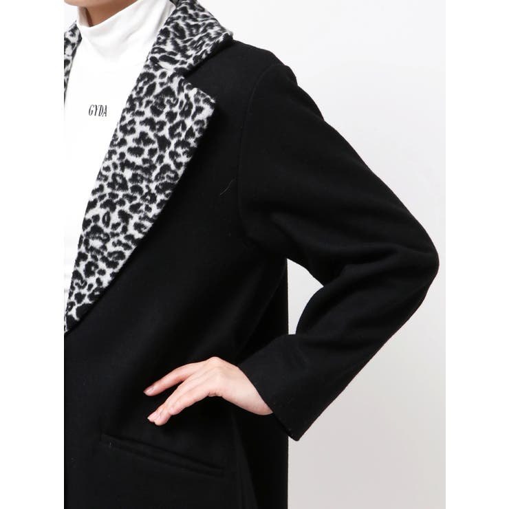 leopard slim longコート | GYDA | 詳細画像15 