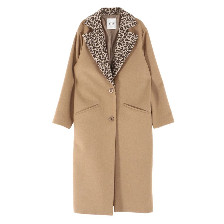 leopard slim longコート | GYDA | 詳細画像23 