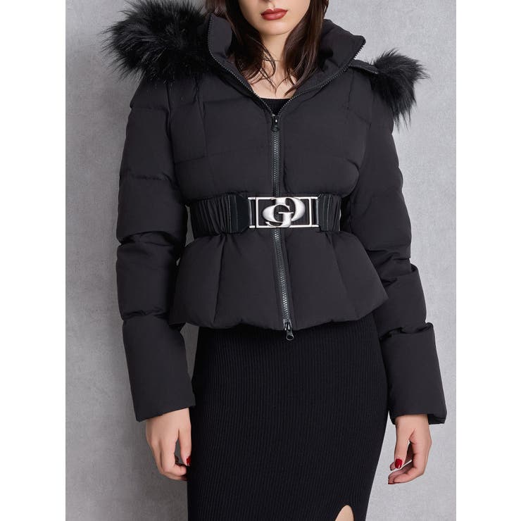 GDベルト付きショートダウンコート[品番：MKSW0068957]｜GYDA