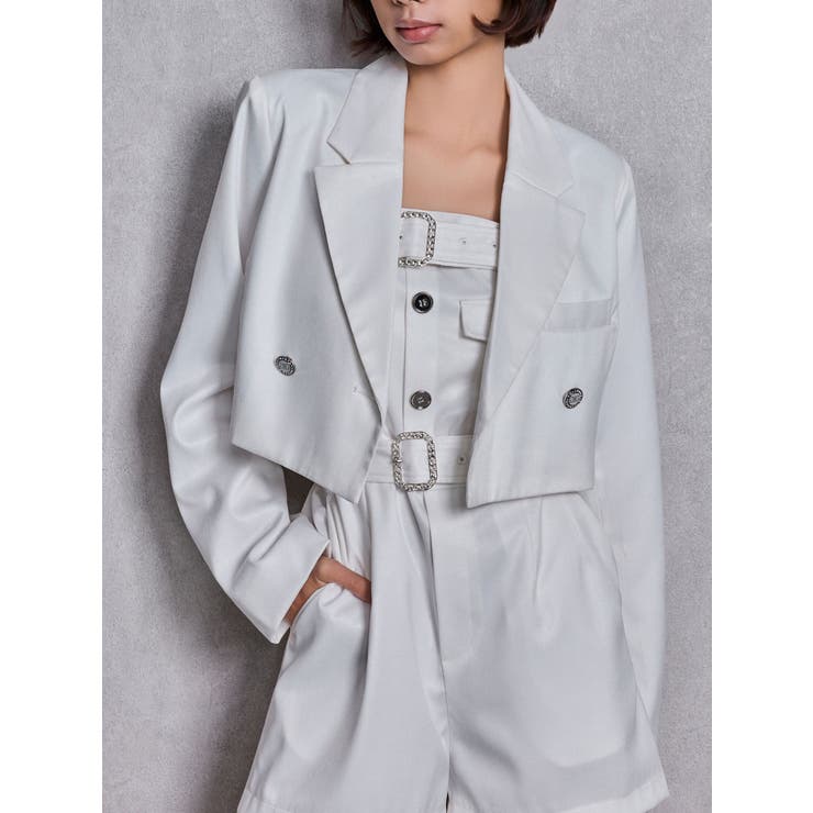 オフホワイト | Symmetry GYDA GLITTERジャケット | GYDA