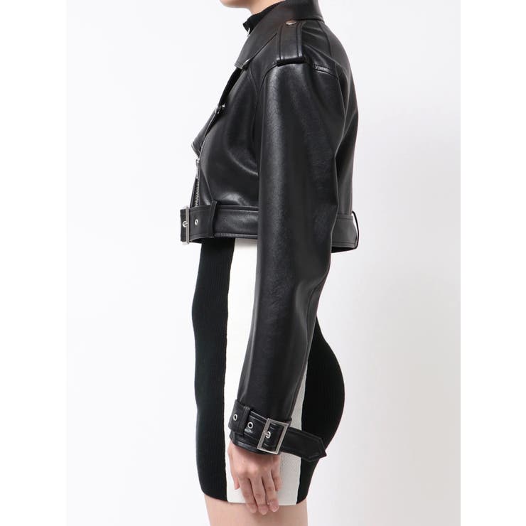 Fake leather shortジャケット | GYDA | 詳細画像12 