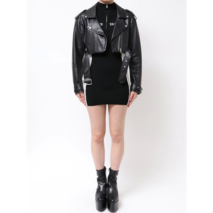 Fake leather shortジャケット | GYDA | 詳細画像20 