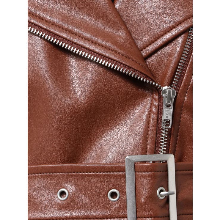 Fake leather shortジャケット | GYDA | 詳細画像21 