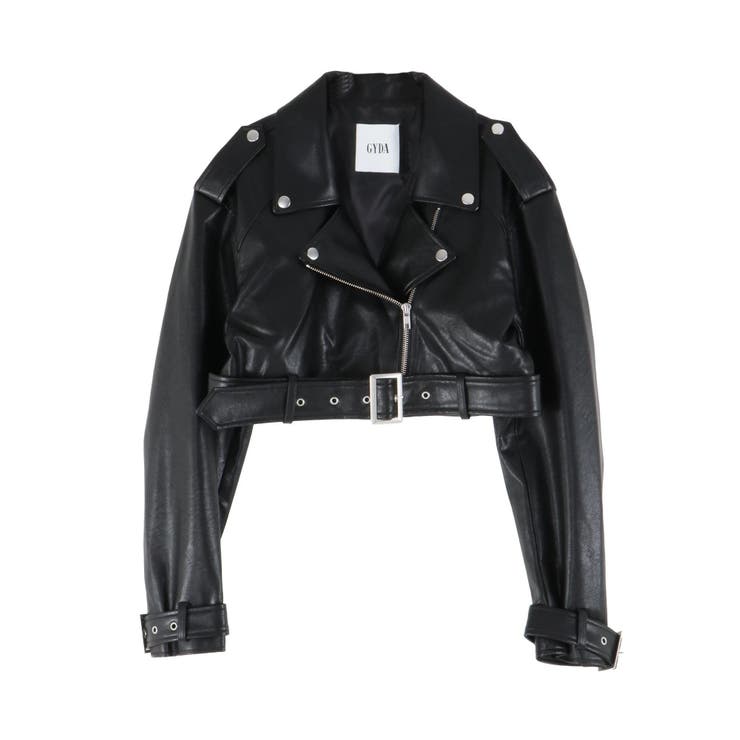 Fake leather shortジャケット | GYDA | 詳細画像24 