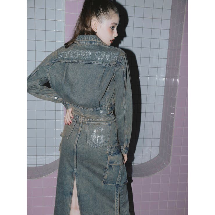 STUPID RICH bijouデニムショートGジャン | GYDA | 詳細画像17 