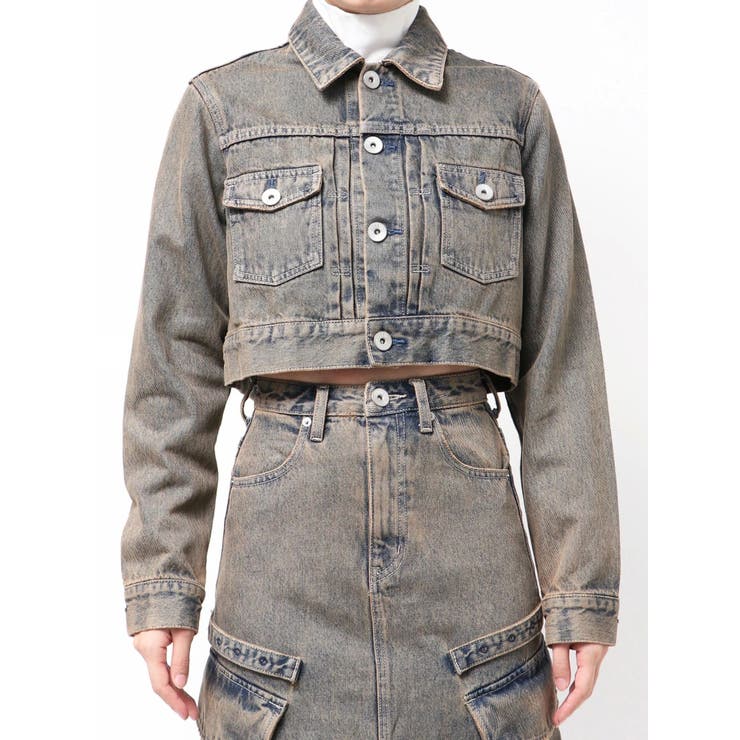 STUPID RICH bijouデニムショートGジャン | GYDA | 詳細画像18 