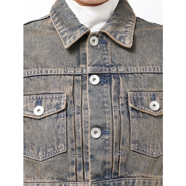 STUPID RICH bijouデニムショートGジャン | GYDA | 詳細画像21 