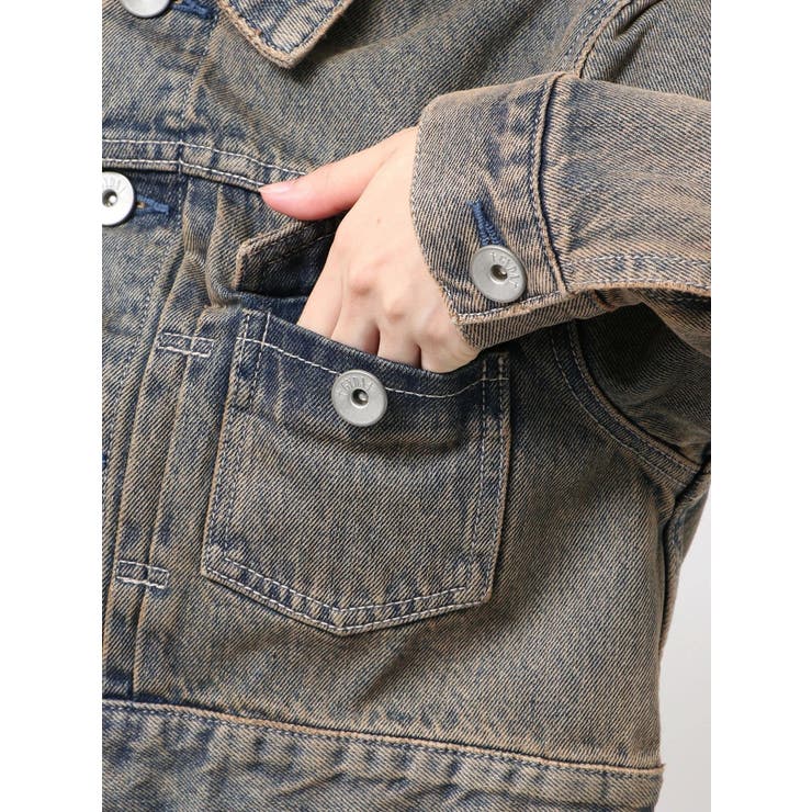 STUPID RICH bijouデニムショートGジャン | GYDA | 詳細画像23 