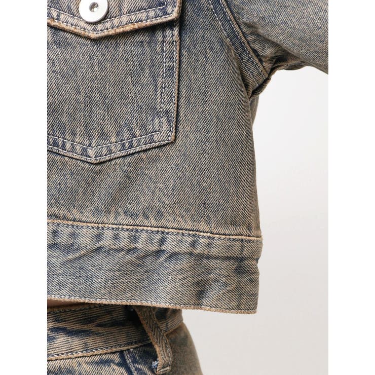 STUPID RICH bijouデニムショートGジャン | GYDA | 詳細画像25 