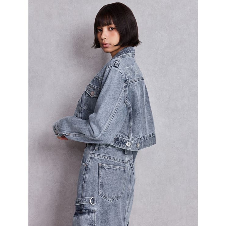 STUPID RICH bijouデニムショートGジャン | GYDA | 詳細画像3 