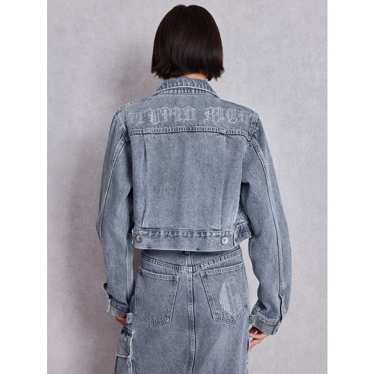 STUPID RICH bijouデニムショートGジャン | GYDA | 詳細画像4 