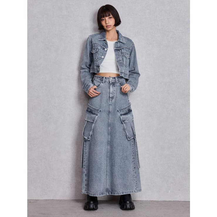 STUPID RICH bijouデニムショートGジャン | GYDA | 詳細画像5 