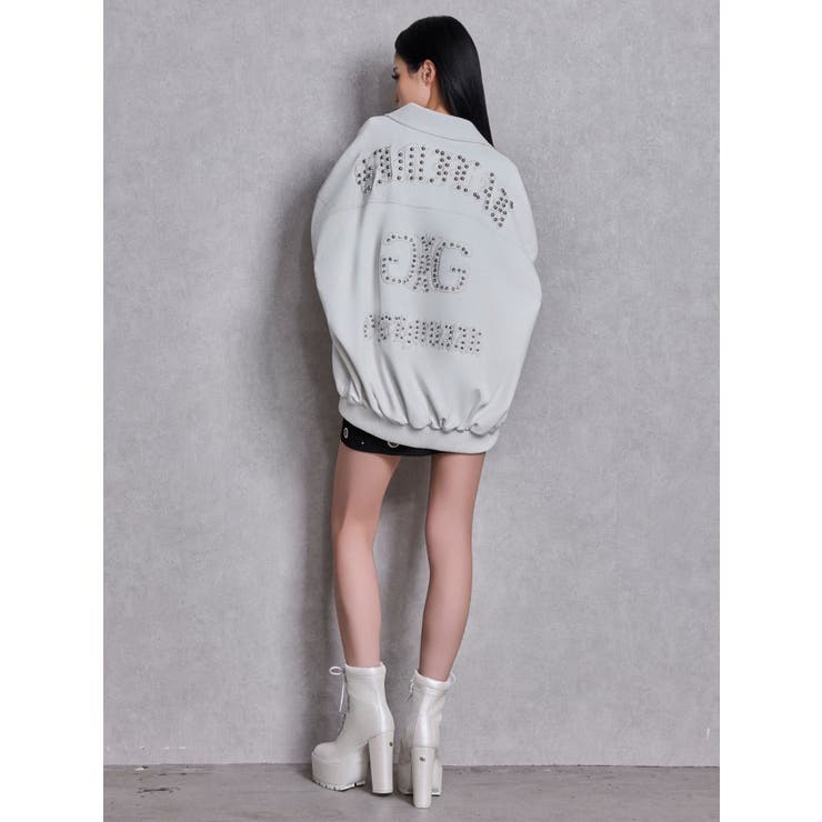 bijou Symmetry GYDAフェイクレザーBIGブルゾン | GYDA | 詳細画像10 