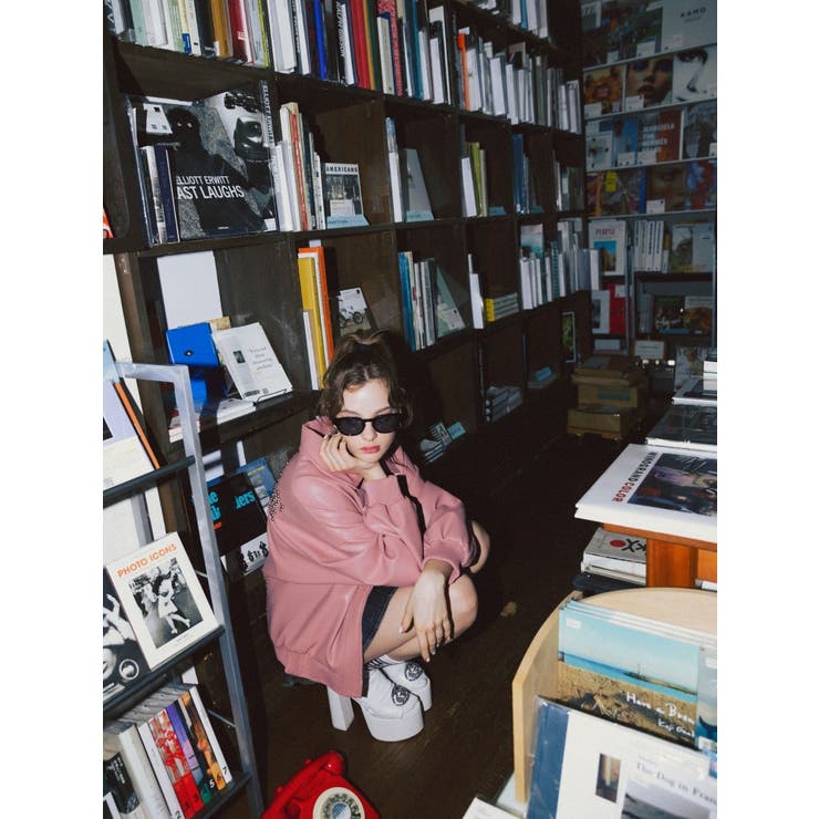 bijou Symmetry GYDAフェイクレザーBIGブルゾン | GYDA | 詳細画像20 