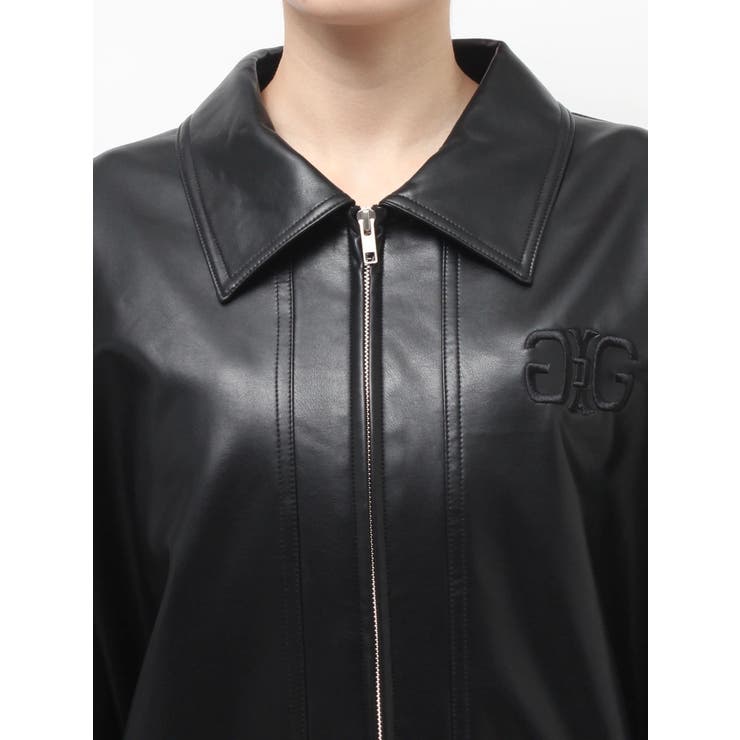 bijou Symmetry GYDAフェイクレザーBIGブルゾン | GYDA | 詳細画像24 
