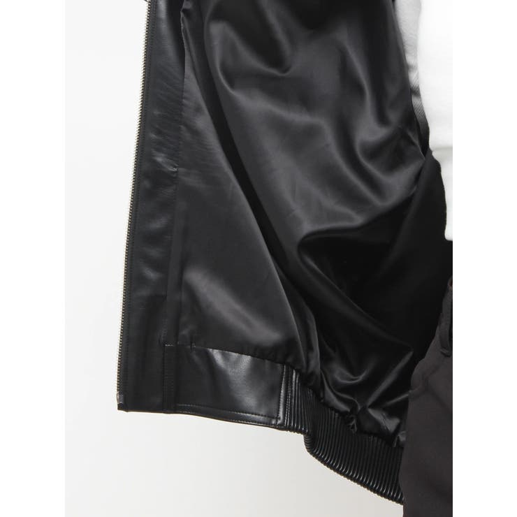 bijou Symmetry GYDAフェイクレザーBIGブルゾン | GYDA | 詳細画像27 