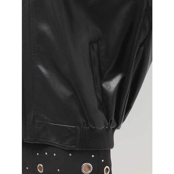 bijou Symmetry GYDAフェイクレザーBIGブルゾン | GYDA | 詳細画像28 