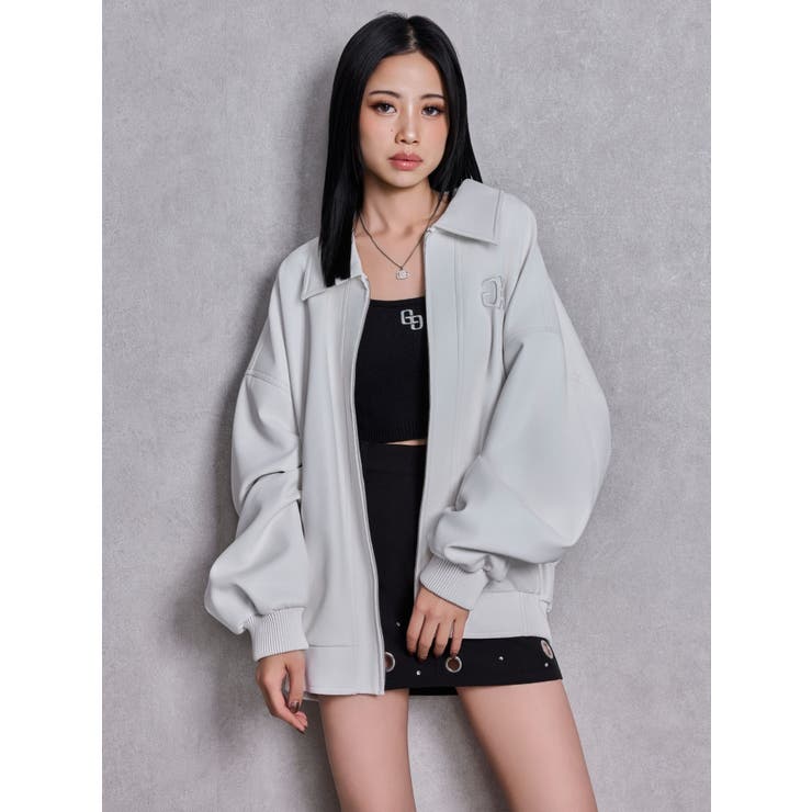 bijou Symmetry GYDAフェイクレザーBIGブルゾン | GYDA | 詳細画像6 