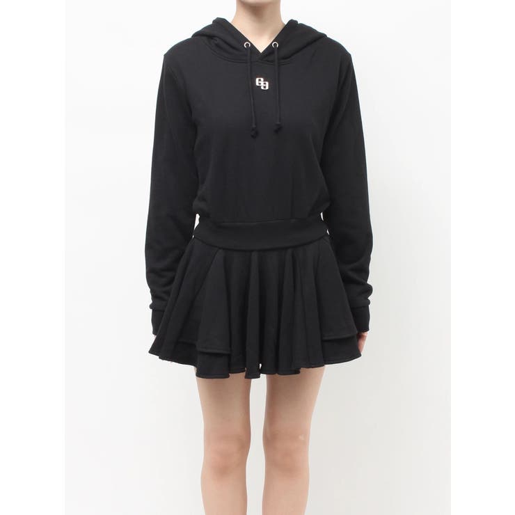 GGプレートドッキングフレアスウェットワンピース | GYDA | 詳細画像12 