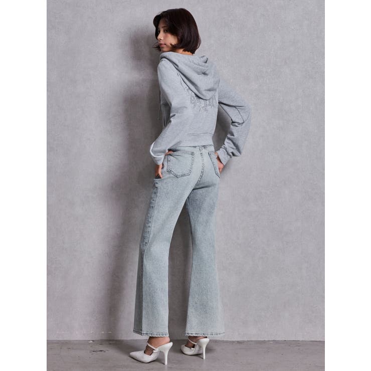 BACKリボンデニムロンパース | GYDA | 詳細画像15 