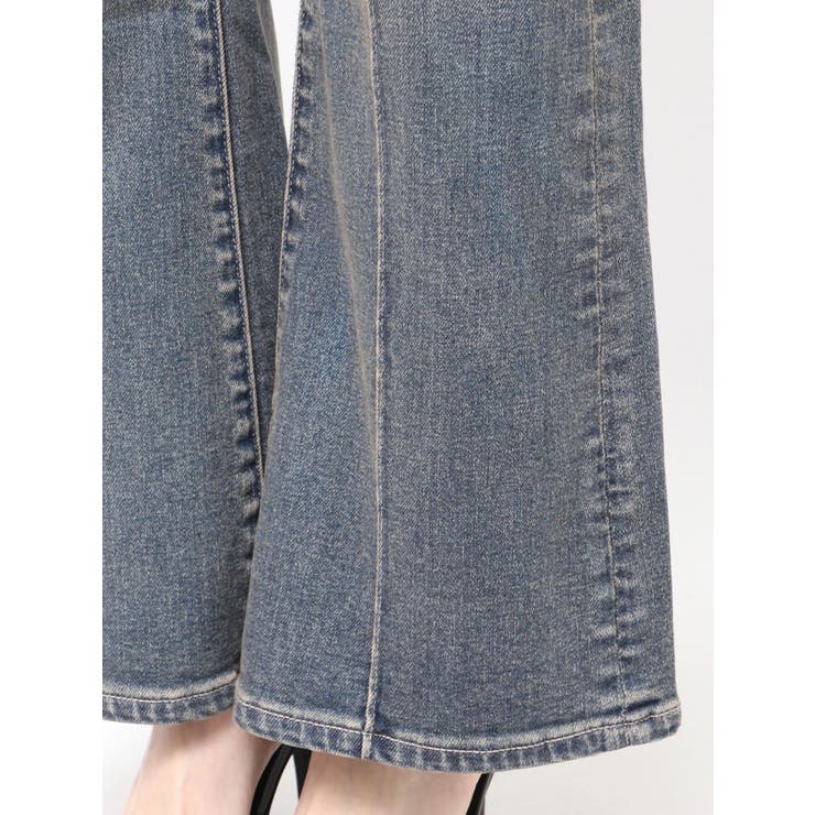 BACKリボンデニムロンパース | GYDA | 詳細画像28 