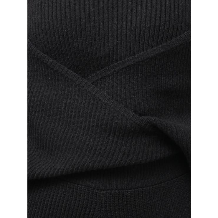 アームギャザーレイヤードニットロンパース | GYDA | 詳細画像27 