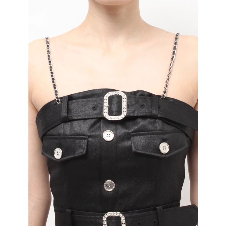 W BELT GLITTERロンパース | GYDA | 詳細画像19 