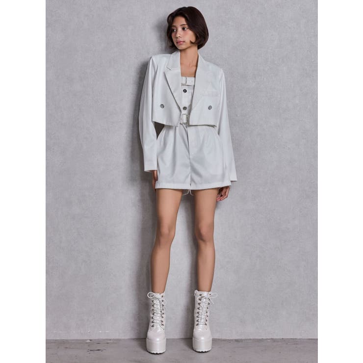 W BELT GLITTERロンパース | GYDA | 詳細画像8 