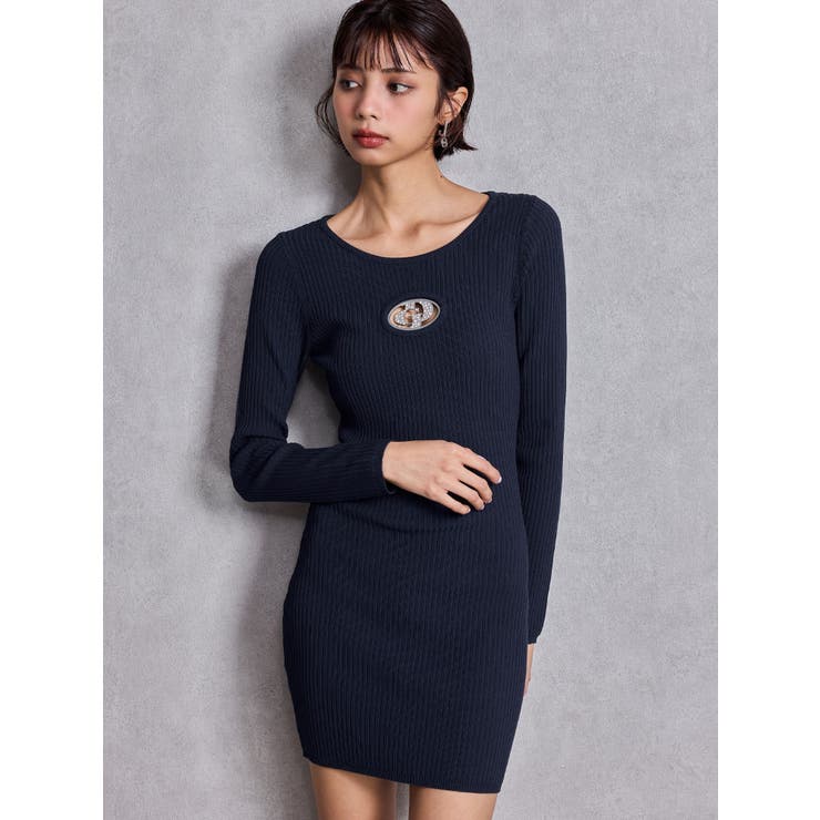 GD bijou MOLDニットワンピース | GYDA | 詳細画像9 