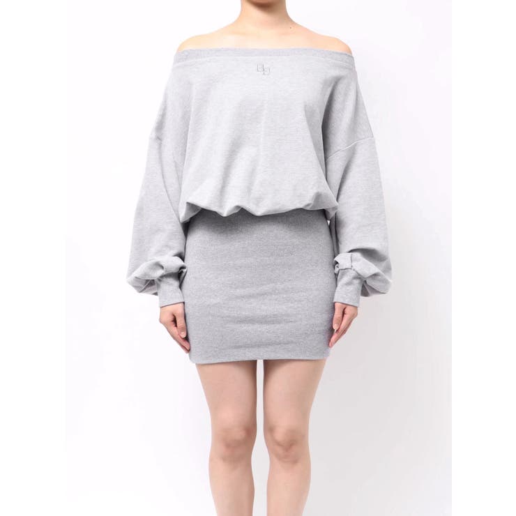 GGドッキングオフショルスウェットワンピース | GYDA | 詳細画像13 