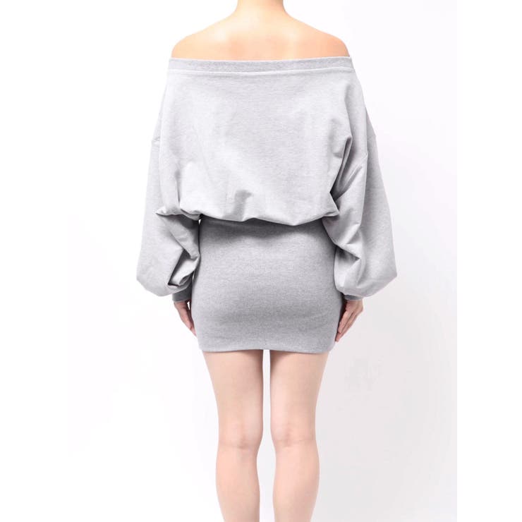 GGドッキングオフショルスウェットワンピース | GYDA | 詳細画像15 