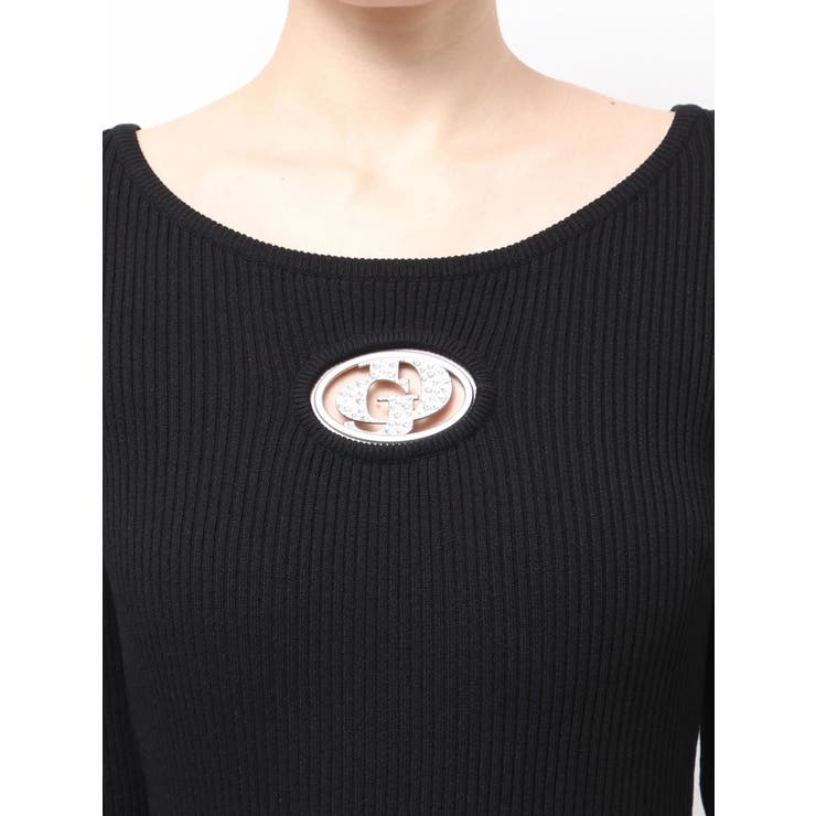 GD bijou MOLD LONGニットワンピース | GYDA | 詳細画像13 