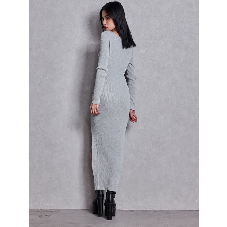 GD bijou MOLD LONGニットワンピース | GYDA | 詳細画像6 