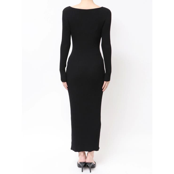 GGプレート long sleeve LONGニットワンピース | GYDA | 詳細画像14 