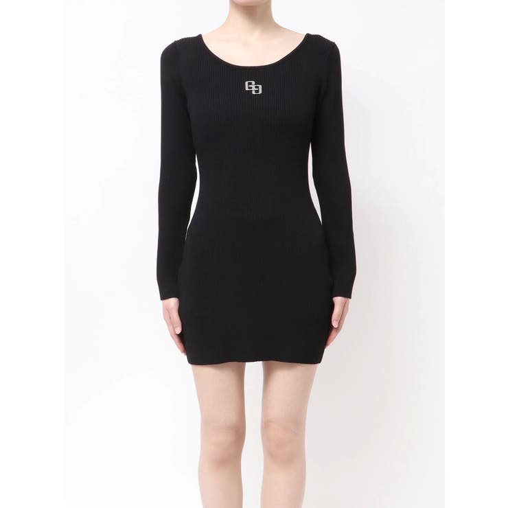 GGプレート long sleeveニットワンピース | GYDA | 詳細画像12 