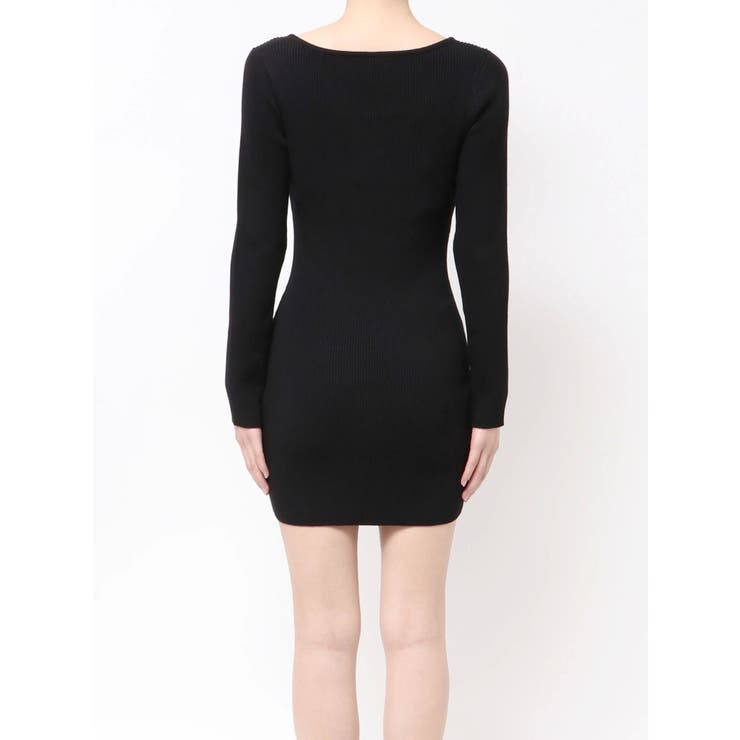 GGプレート long sleeveニットワンピース | GYDA | 詳細画像14 