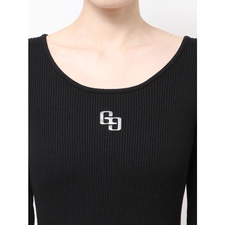 GGプレート long sleeveニットワンピース | GYDA | 詳細画像15 