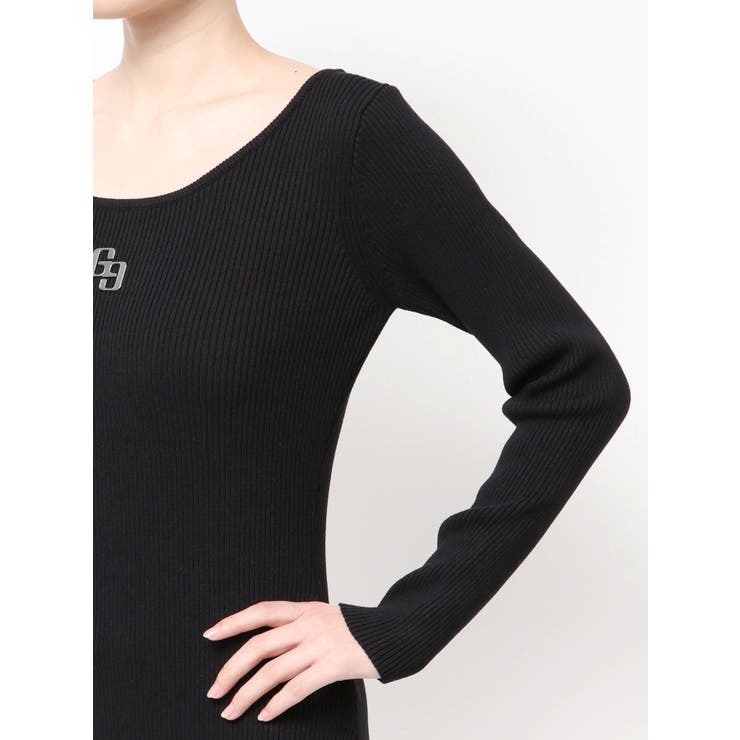 GGプレート long sleeveニットワンピース | GYDA | 詳細画像16 