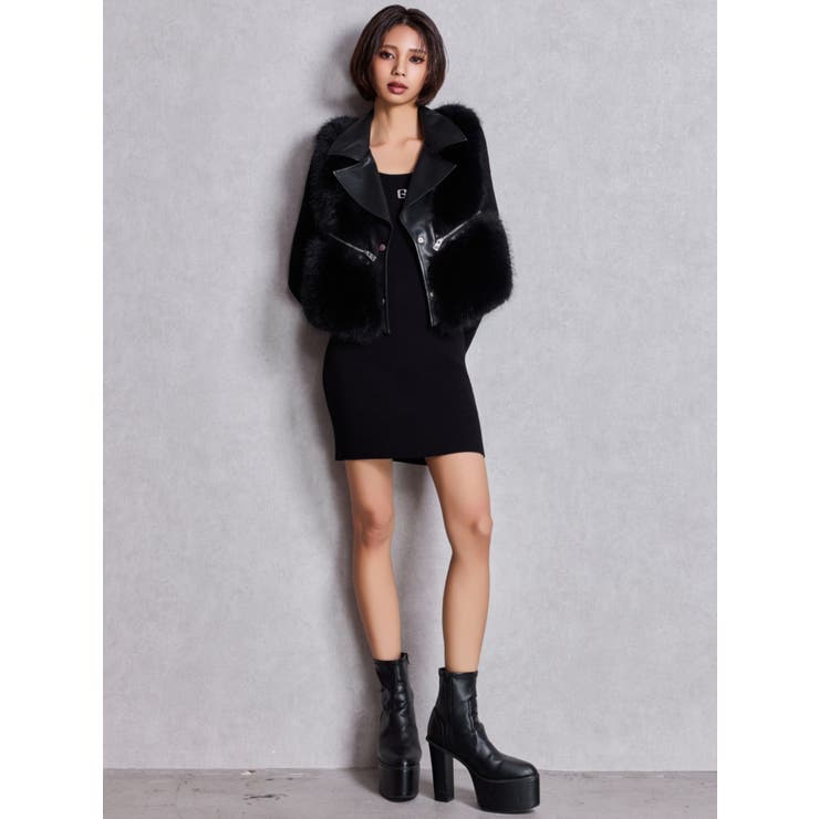 GGプレート long sleeveニットワンピース | GYDA | 詳細画像7 