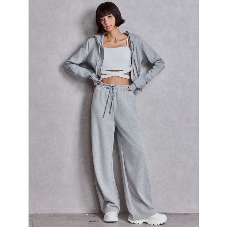 GG chain glitter print straightパンツ | GYDA | 詳細画像7 