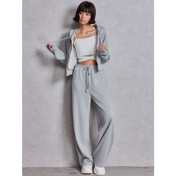 GG chain glitter print straightパンツ | GYDA | 詳細画像8 