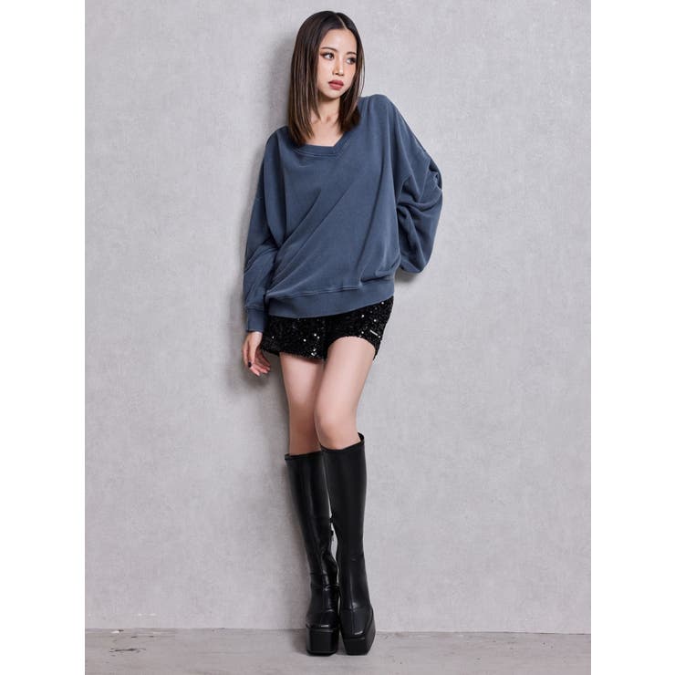 GYDAスパンコールベロアショートパンツ | GYDA | 詳細画像11 